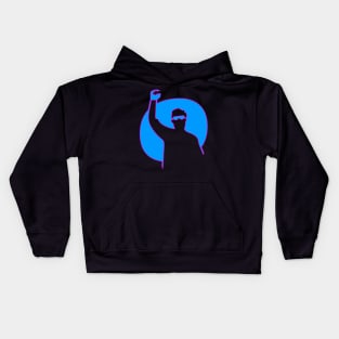 Throw The Fist Up! Kids Hoodie